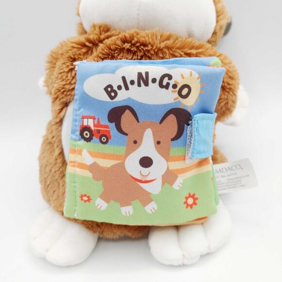 Demdaco Bingo Puppy Tan Dog Hand Puppet Plush 10" With Book Stuffed Animal Toy - Picture 7 of 9
